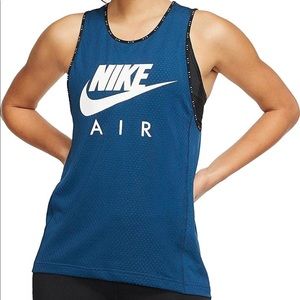 NWT Nike Air Women's Blue Running Training Tank Top Size S